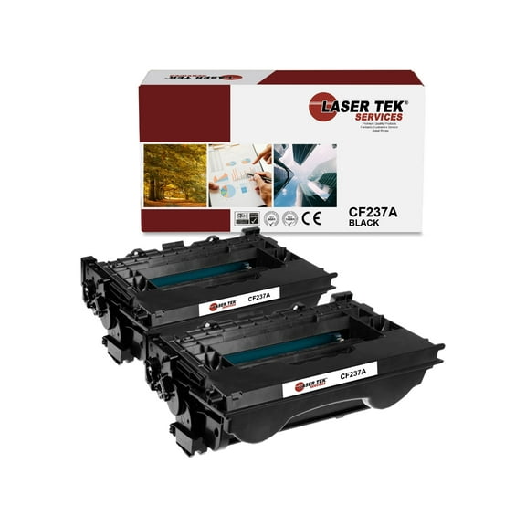 2Pk LTS 37A CF237A Black Compatible for HP LaserJet M607 M607n M607dn M608 Toner