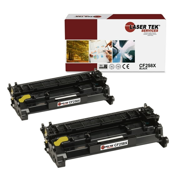 2Pk LTS 58X CF258X Black HY Compatible for HP LaserJet Pro M404 M428 Toner