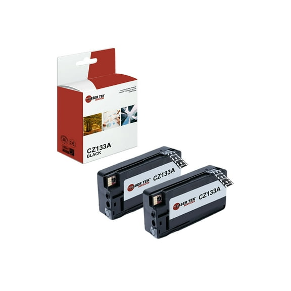 2Pk LTS 711XL CZ133A Black HY Compatible for HP DesignJet T120 520 Ink Cartridge