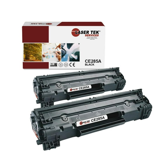 2Pk LTS 85AJ CE285A Black Extra HY Compatible for HP LaserJet P1100 P1102 Toner