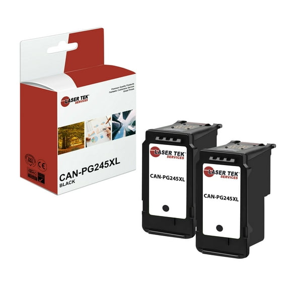 2Pk LTS PG245XL Black HY Compatible with Canon Pixma iP2820 MG2420 Ink Cartridge