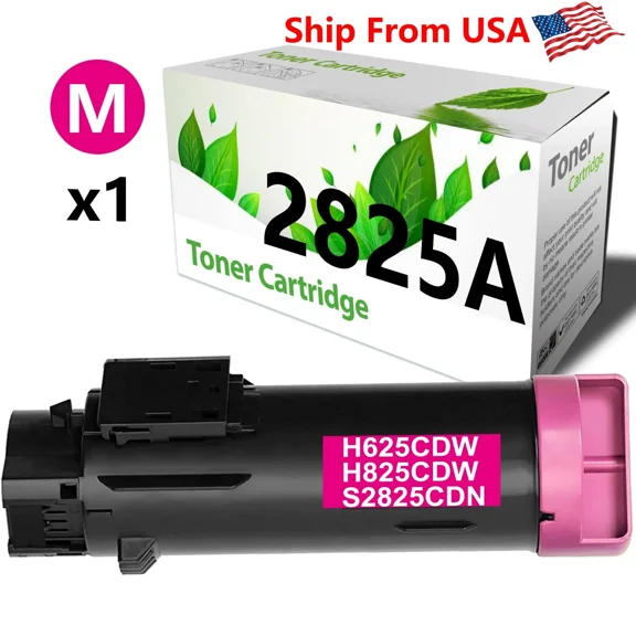 (2Pk,Magenta) High Yield 2825A Toner Cartridge High Yield For S2825Cdn Printer