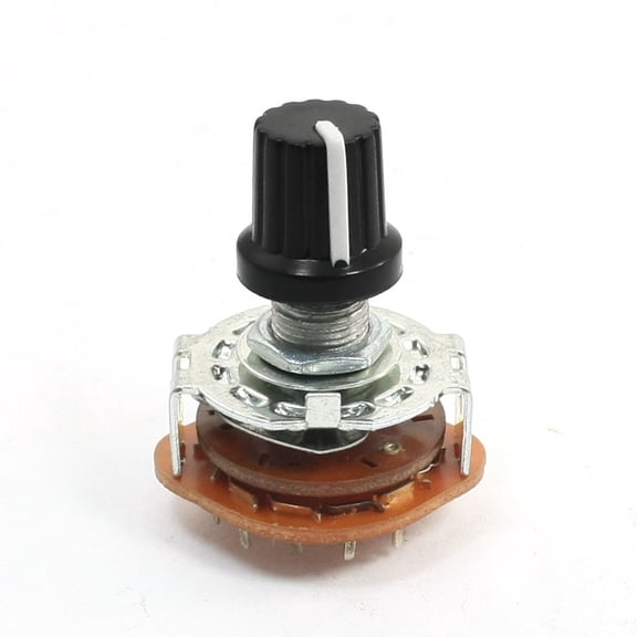 2Pole 6 Position 2 Deck 14 Pin Rotary Switch f Electronic Machine