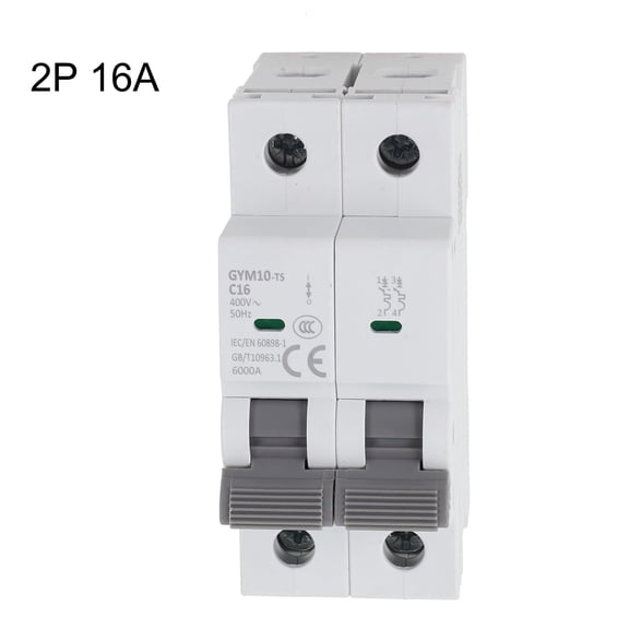 2Pole Mini Circuit Breaker for AC Systems Indicator Function 220V/400V