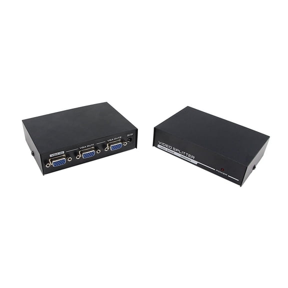2Port 200MHz VGA Splitter for PC Laptop Devices