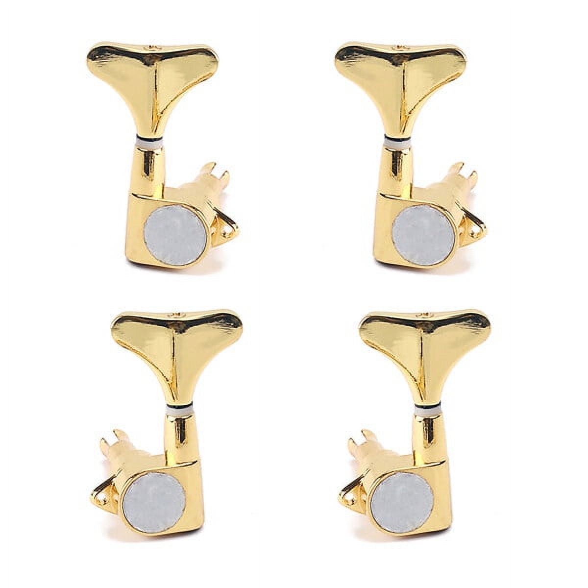 2R2L Guitar Bass Tuning Pegs Machine Heads Bass Replacement Parts Gold