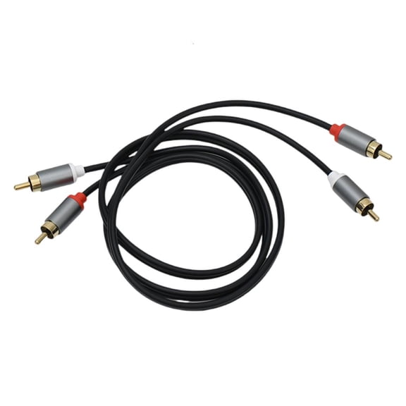 2RCA Y Splitter Cable Male to 2 Male Sound Cable Gold Plated Cord for Phone