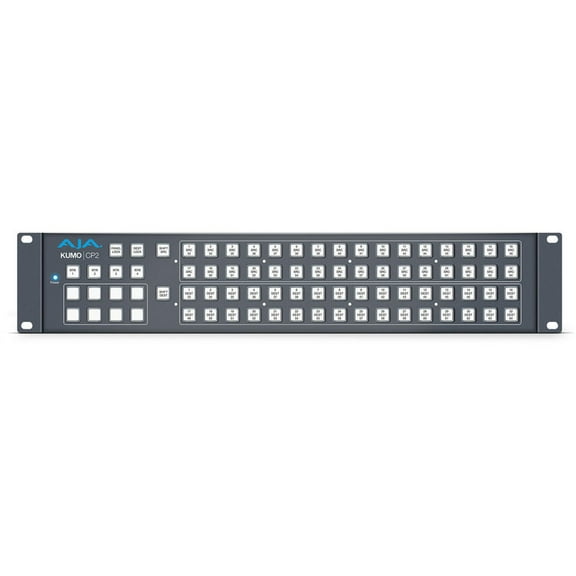 AJA 2RU Hardware Control Panel for Kumo Routers