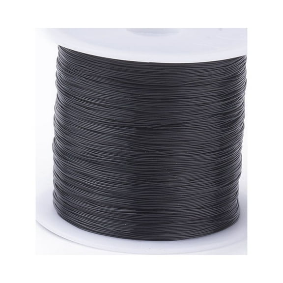 2Roll Fishing Thread Nylon Wire Black 0.3mm about 65.61 yards