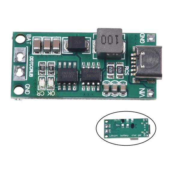 2S 4A Step-Up Boost LiPo Polymer Li-ion Charging Board USB-C to 8.4V 12.6V 16.8V