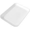 thumbnail image 1 of 2S White Foam Meat Trays, Disposable Standard Supermarket Meat Poultry Frozen Food Trays, 200-Piece Bundle, 1 of 3