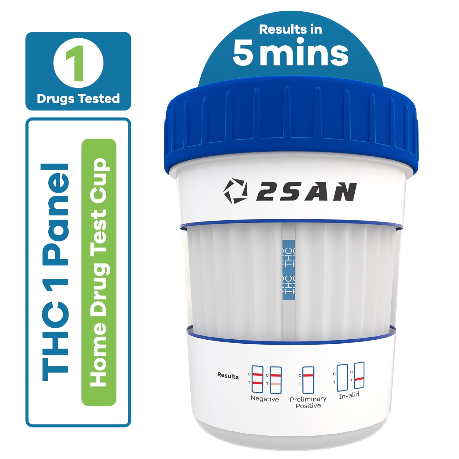 2San Easy to use Home Drug Test 1 Pack - Marijuana THC