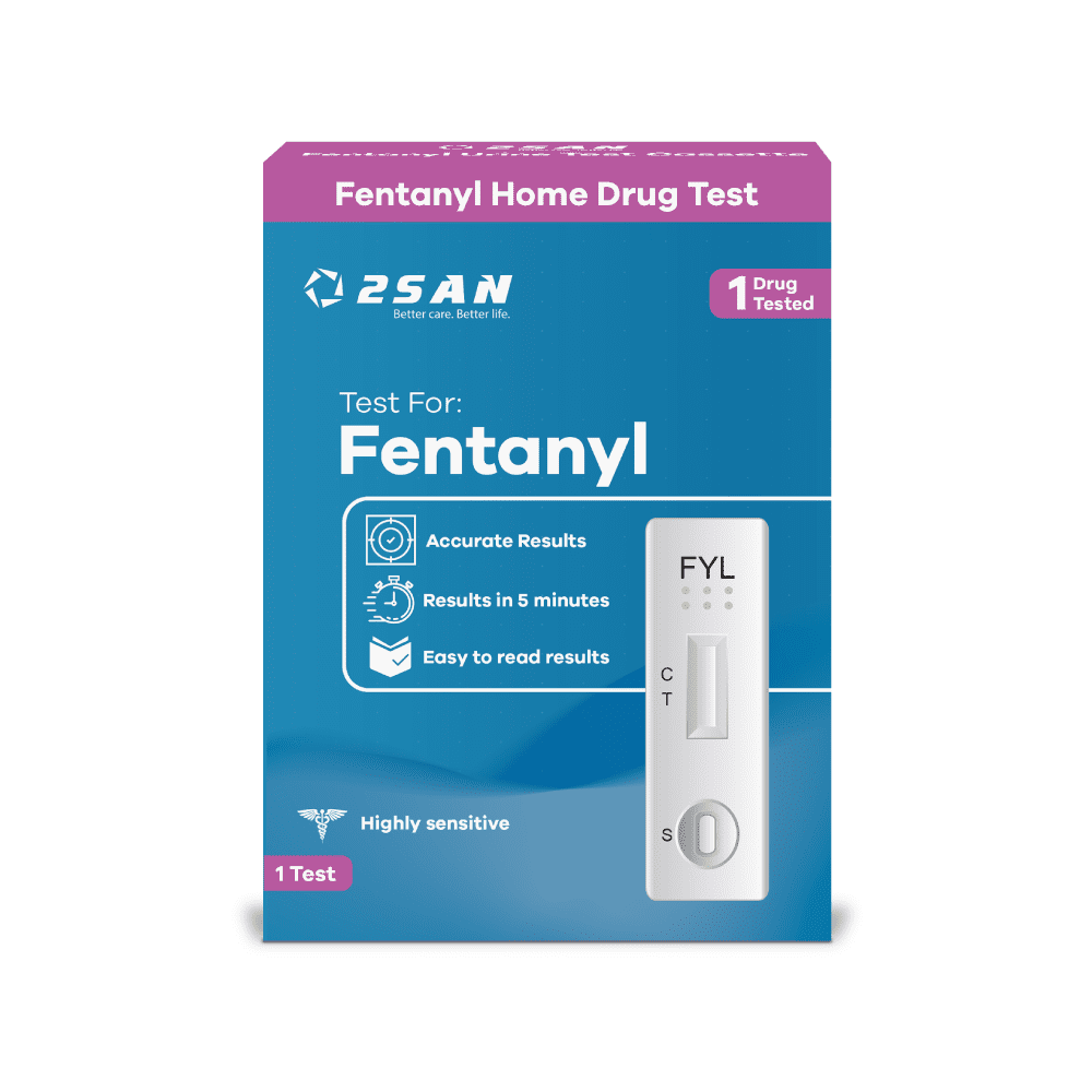 2San Fentanyl Drug Test Kit Single Pack AtHome Urine Testing Walmart Business Supplies