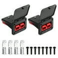 thumbnail image 1 of 2Set 1/0AWG,2AWG,4AWG 220A Embedded Plug Mounting Panel with Dust Cover,Red, 1 of 6