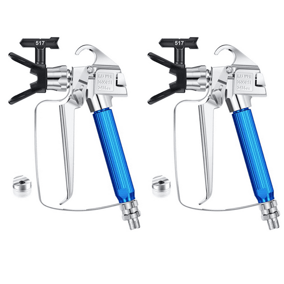 2Set Airless Paint High Pressure Airless Paint Sprayer with 517 Tip Swivel Joint for Pump Sprayer Accessories