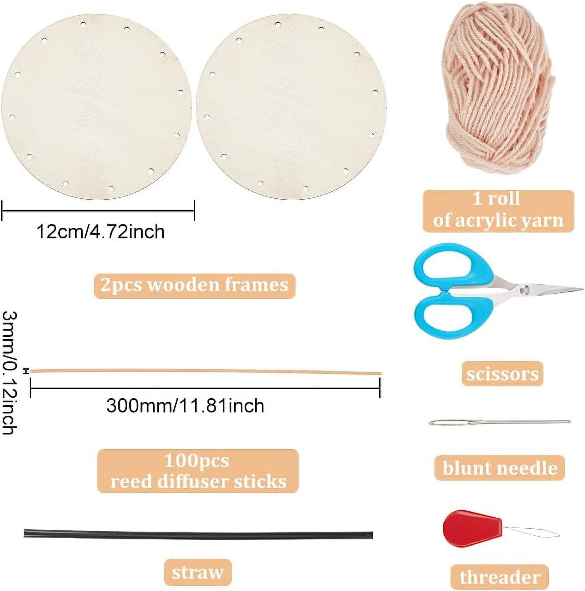 2Set Basket Weaving Kit Basket Making Kit Diffuser Sticks DIY Basket ...