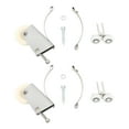 2Set Sliding Door Window Roller Pulley Stainless Steel Sliding