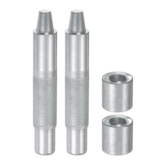 2Set Eyelet Hole Punch Die Tool 10mm Grommet Setter Install Tool with Base for Fabric Crafts