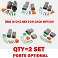 thumbnail image 1 of 2Set Grey For Deutsch 2,3,4,6,8,12Pin Connector Housing, Seals Crimp Terminal US, 1 of 13