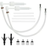 2Set Lower Unit Gear Oil Pump Reusable Transmission Fluid Pump Fluid Transfer Hand Pump Manual Transfer Gear Oil Pump 10CC Per Stroke for Standard Quart Bottles with 28 mm Caps