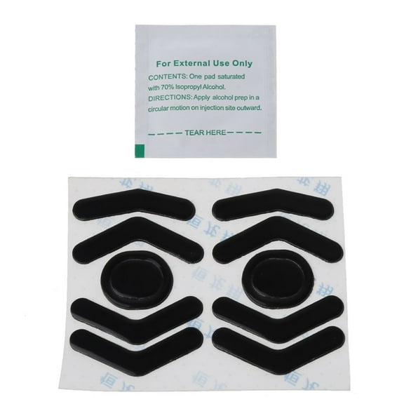 2Set/Pack 0.6mm Mouse Feet Pads Sticker for logitech G604 Mouse Glides Skates