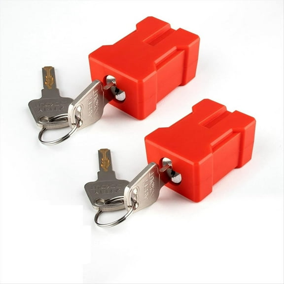 2Set Plug Lock-Electrical Cord Lockout Device,Electrical Shutdown Service Fits U.S Standard 2 and 3-Pronged Plugs