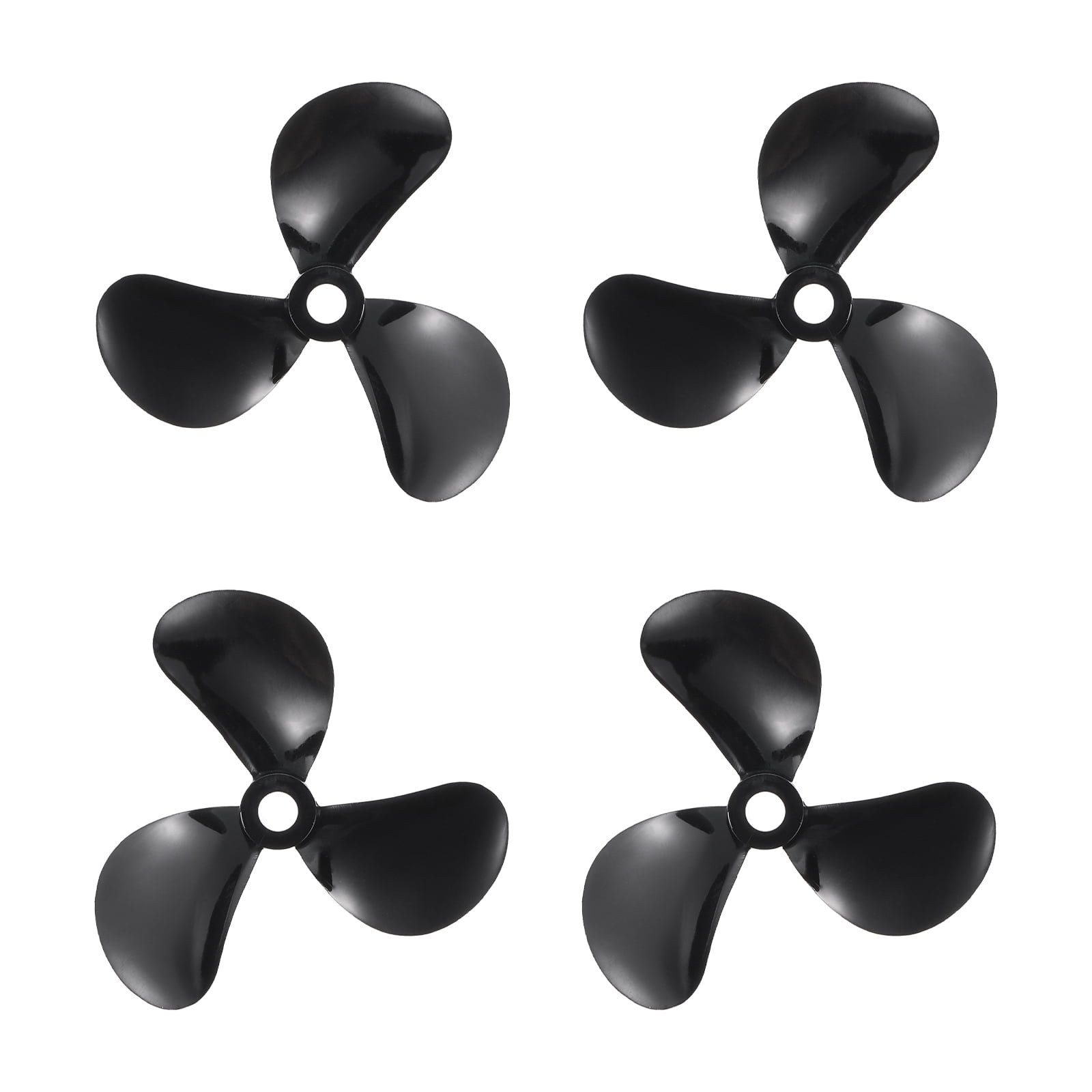Uxcell 2Set RC Boat Propeller, 3 Blades Propellers 4mm Hole Dia 48mm OD ...