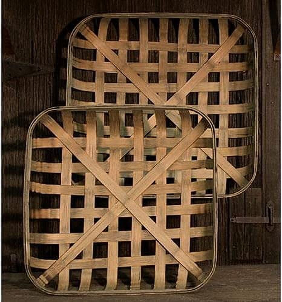 2Set Square Tobacco Baskets
