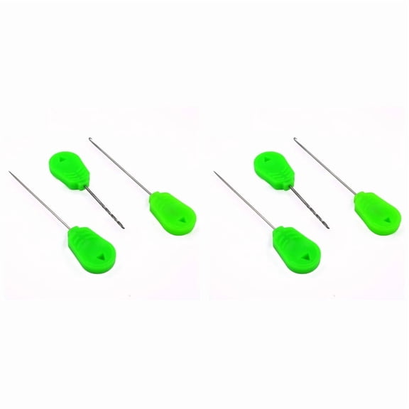 2Set Wholesale Bait Needle Tool Set Carp Fishing Stringer Needle Rigging Bait Needle Kit Tool (Hook+Stringer+Drill)