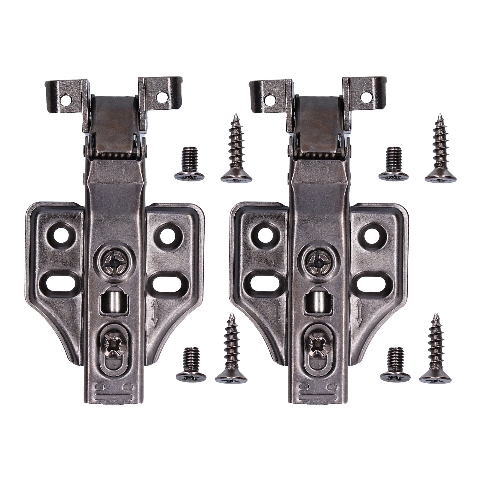 2Sets Hinges Thick Structure Design Silent Durability Firmness
