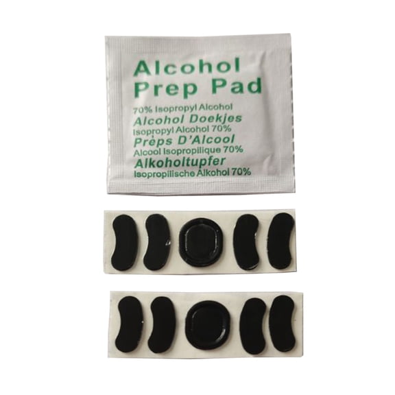 2Sets Mouse Feet Pedal for M650 / M750 Mouse Replacement Mouse Feet Pad Glides Curved Mouse Skates Sticker
