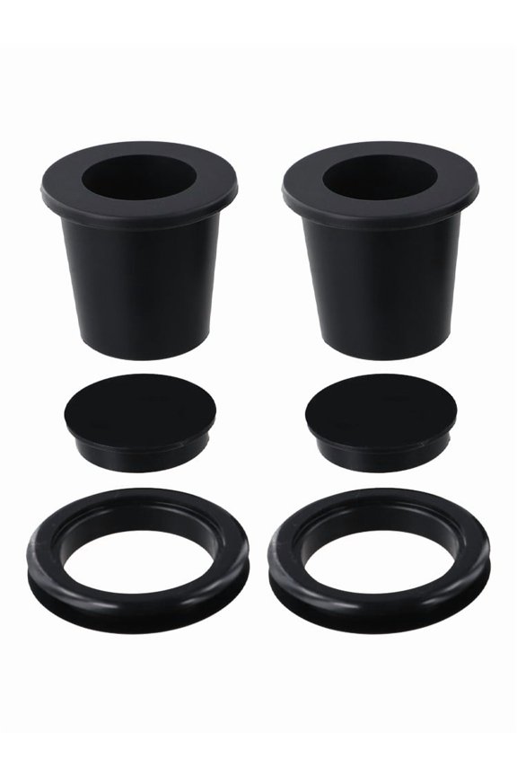2Sets Patio Umbrella Hole Loop& Cover Set - Silicone Wedge For 2-2.5 Inch Hole Home Garden Tool Accessory In Stock