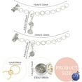 thumbnail image 1 of 2Sets Silver Yarn Ball Stitch Marker Knitting Row Counter Chains Locking Stitch Marker for Grandma Mom Birthday Gifts Quilting Weaving Sewing Tool DIY Earings Jewelry Making Accessories, 1 of 9