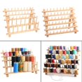 thumbnail image 1 of 2Sets Solid Wood Thread Rack Spool Storage for DIY Embroidery Hair-braiding, 1 of 8