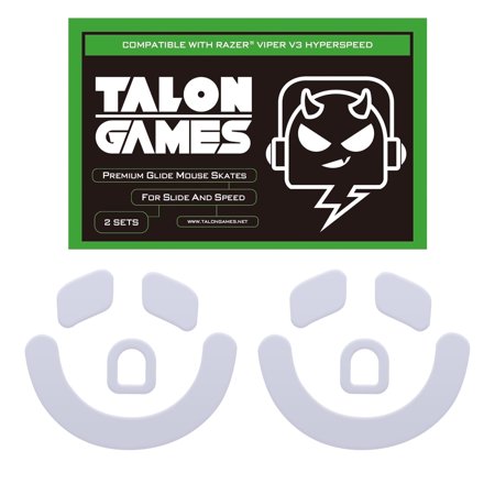 TALONGAMES Mouse Feet For Viper V3 HYPERSPEED Gaming Mouse, Gray, New, 1 Count, 1 Pack