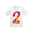 thumbnail image 1 of 2T Birthday T Shirts - Cute Baby Boy Baby Girl Shirt 2 Years Old - Anchor Two Toddler Outfit, 1 of 3