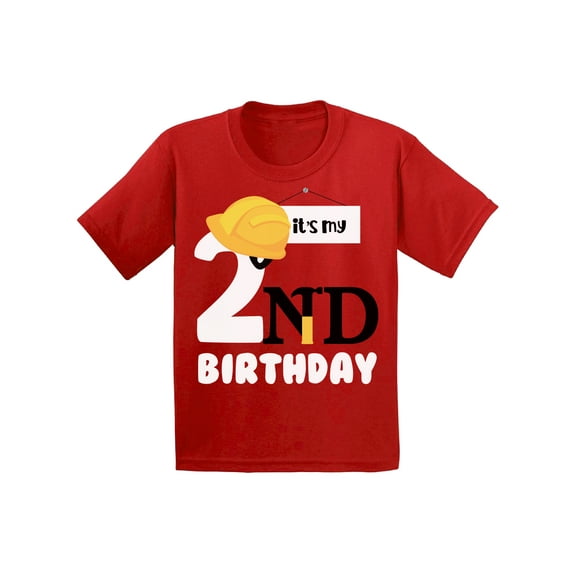 2T Birthday Tee - Cute Baby Boy Baby Girl Shirt 2 Years Old - It's My Second Birthday Toddler T-Shirt