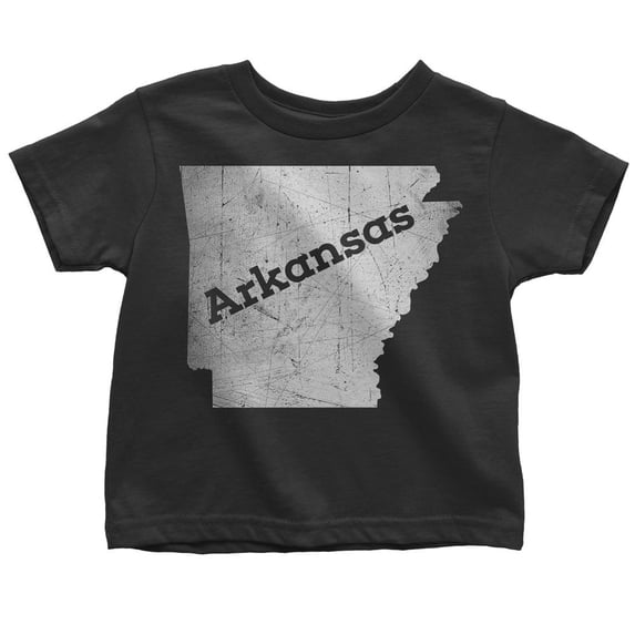 2T / Black Arkansas Toddler Tee Home Shirt
