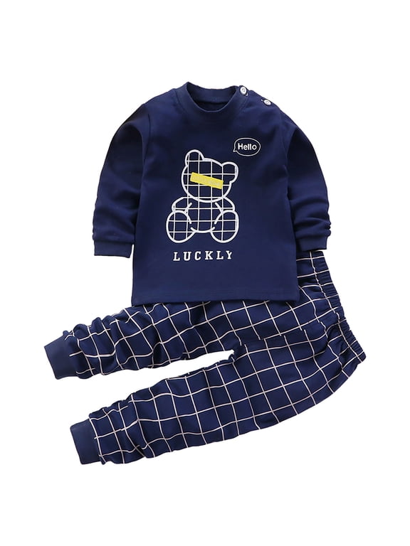 2T Boys Sweatsuit Boys Summer Outfits Toddler Boy Clothes Long Sleeve Sweatshirts Tops and Pants 2Pcs Boys Fall Winter Outfits Set