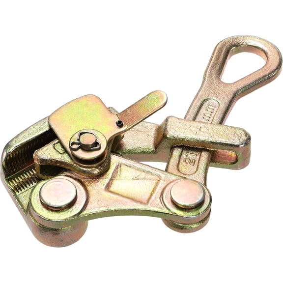 2T Cable Grip Wire Gripper, Steel Cable Puller Tool for 4-22 mm Wire Rope, Cable Tensioner with Swing Latch, Rope Jaw Puller Tightening Tool, Pulling 4400lb Lbs