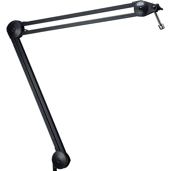 2T Fully Articulating, Professional-Quality Microphone Boom Arm for Video Podcasting, Broadcasting, Voiceover, At-Home, In-Studio Applications