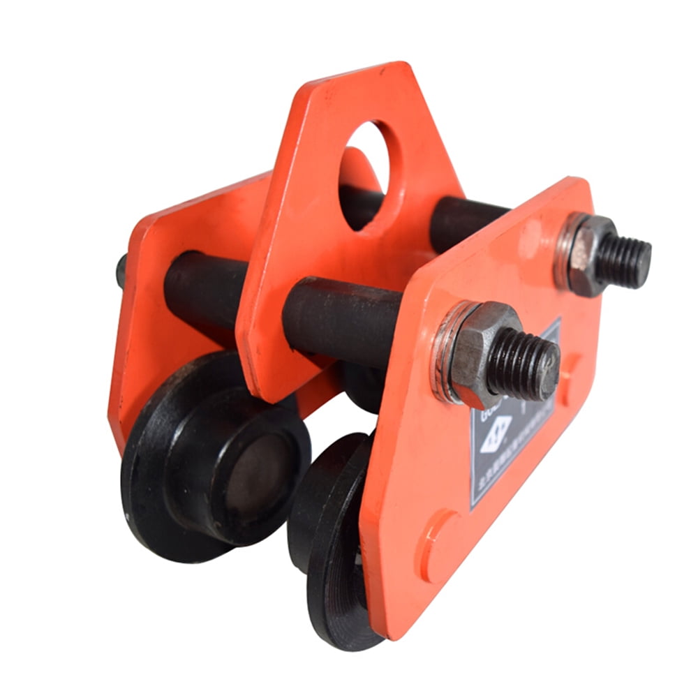 2T Manual Ladder Monorail Trolley Plain Trolley - Walmart.com, image size:1000x1000