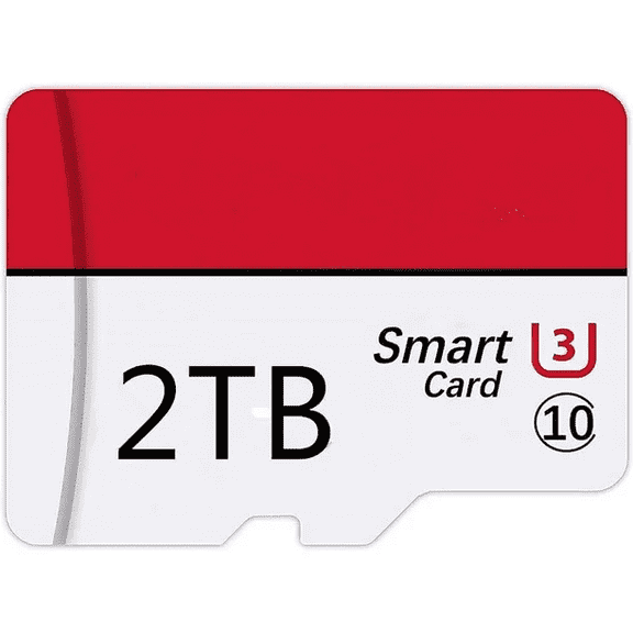 New Memory Card 2T Micro Memory SD Cards 2000 for Camera Computer with SD Card Adapter for Computer Game Console, Surveillance, Drone