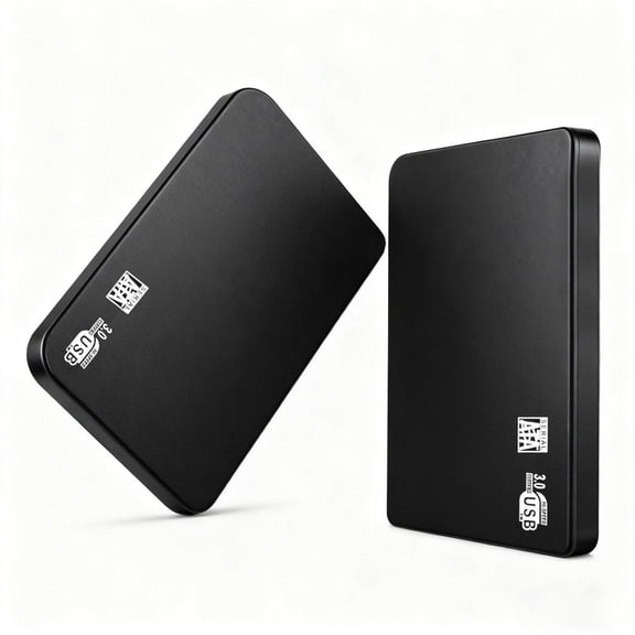 2TB Large Capacity External USB 3.0 Hard Drive Storage Data for Computer/Laptop - Black