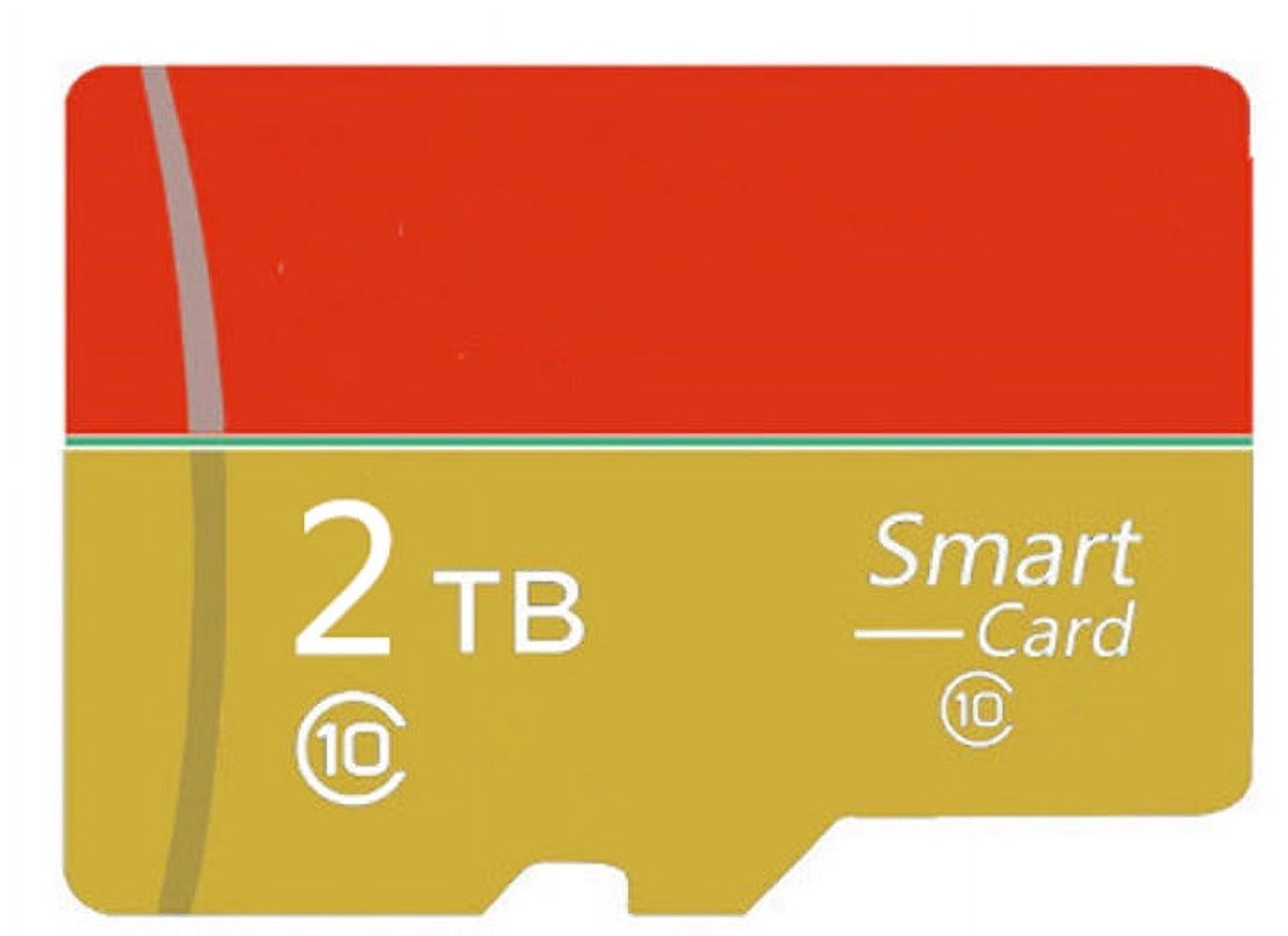 2TB Micro SD Card Memory Card Class 10 For Camera Phones and PC Red