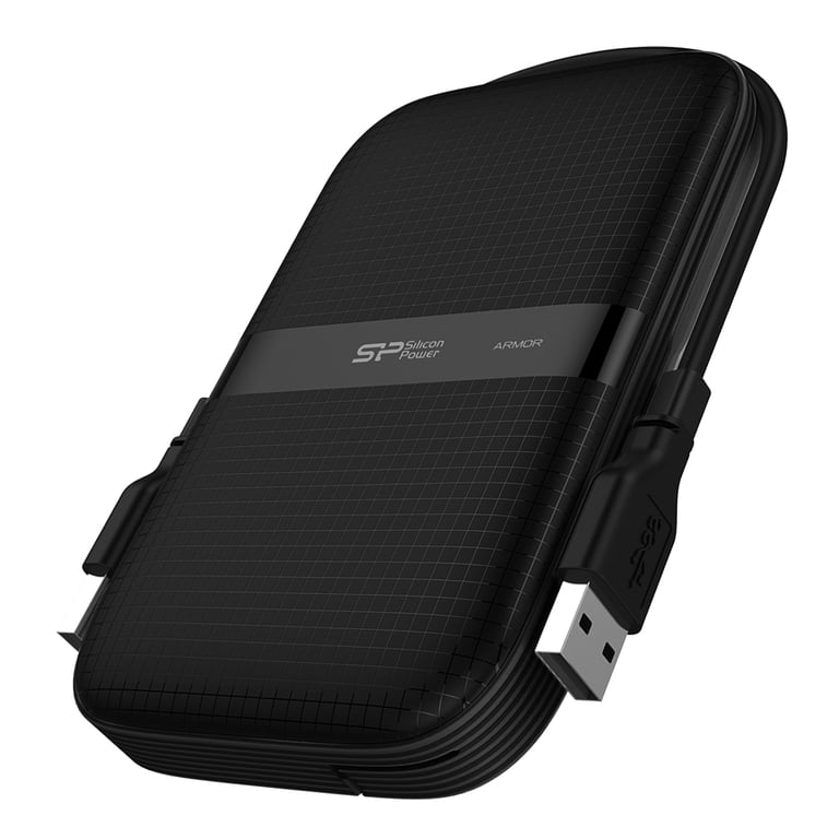 Silicon Power Armor A60 外付けHDD 2TB 本体 Silicon Power 2TB Armor A60 Shockproof PC Hard Drive - USB3.2