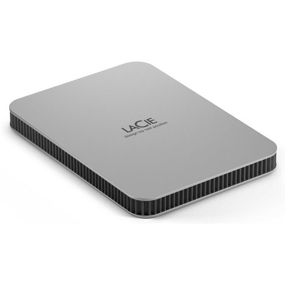 LaCie 2TB USB 3.2 Gen 1 Type-C Mobile Drive, Moon Silver