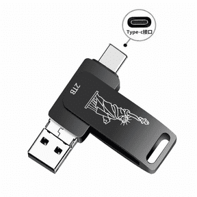Dual USB Flash Drive 2T/2000G Type C Thumb Drive  Memory  Drive for Smartphone Tablet Computer Mac
