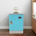 thumbnail image 1 of 2Tier Storage Cabinet Lockable Storage Cabinet Nightstand Footlocker W/Keys, 1 of 19