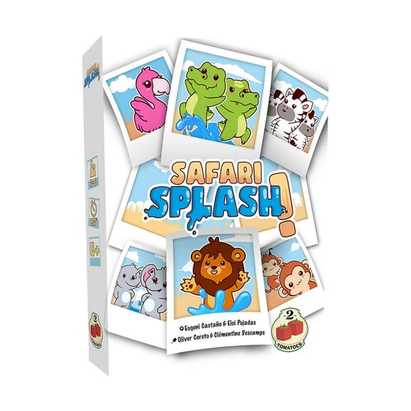 2Tomatoes Games 2TGSS01 Safari Splash Board Game - Ages 8 Plus